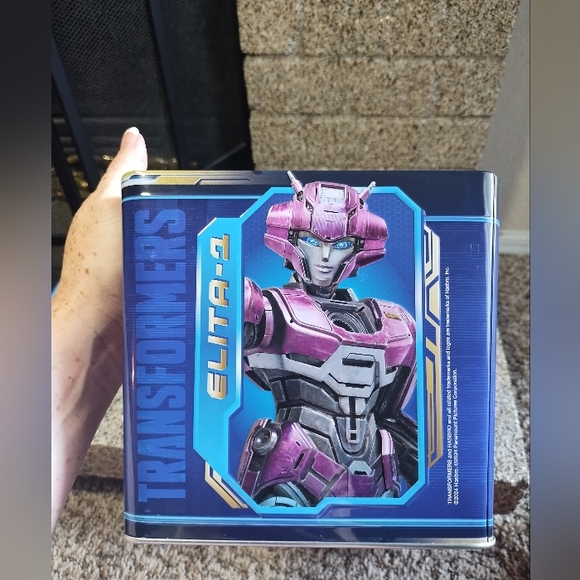 New Cinemark Popcorn Bucket Tin Transformers One - Picture 5 of 15